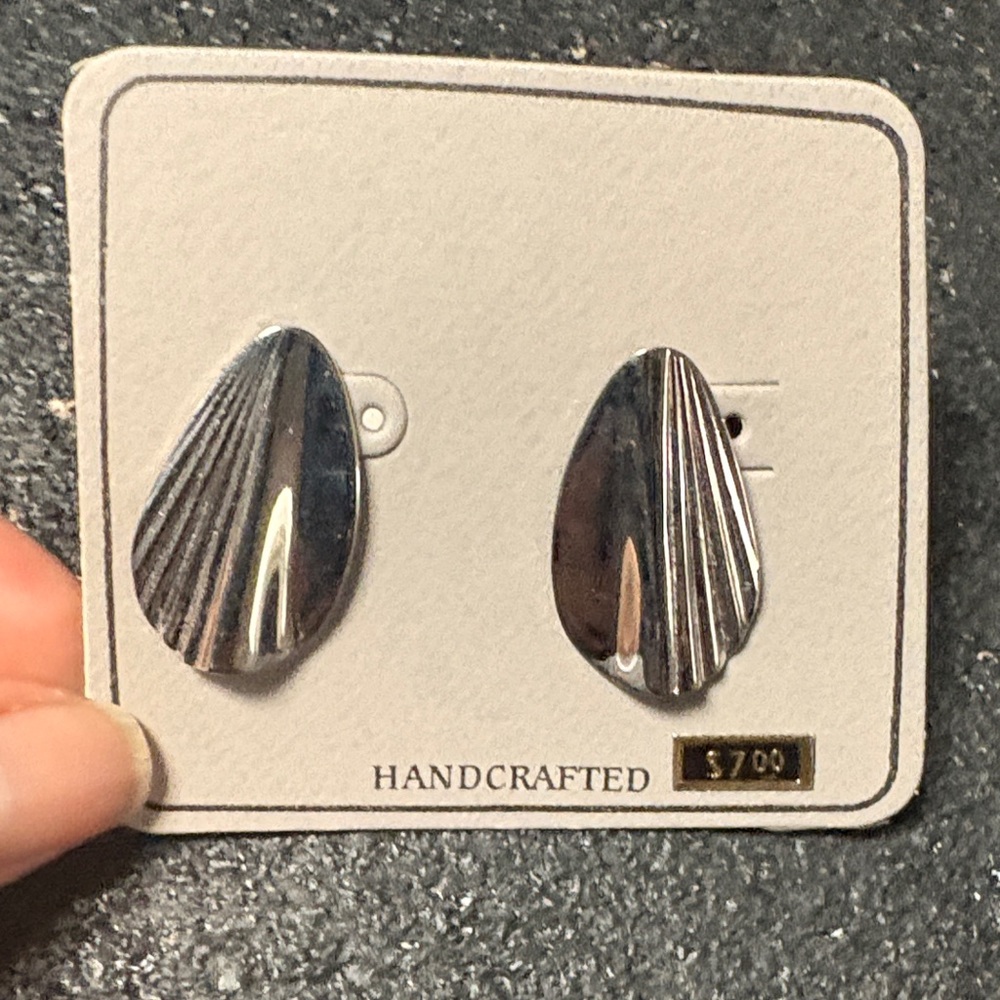 Silver 90s Handcrafted Earrings